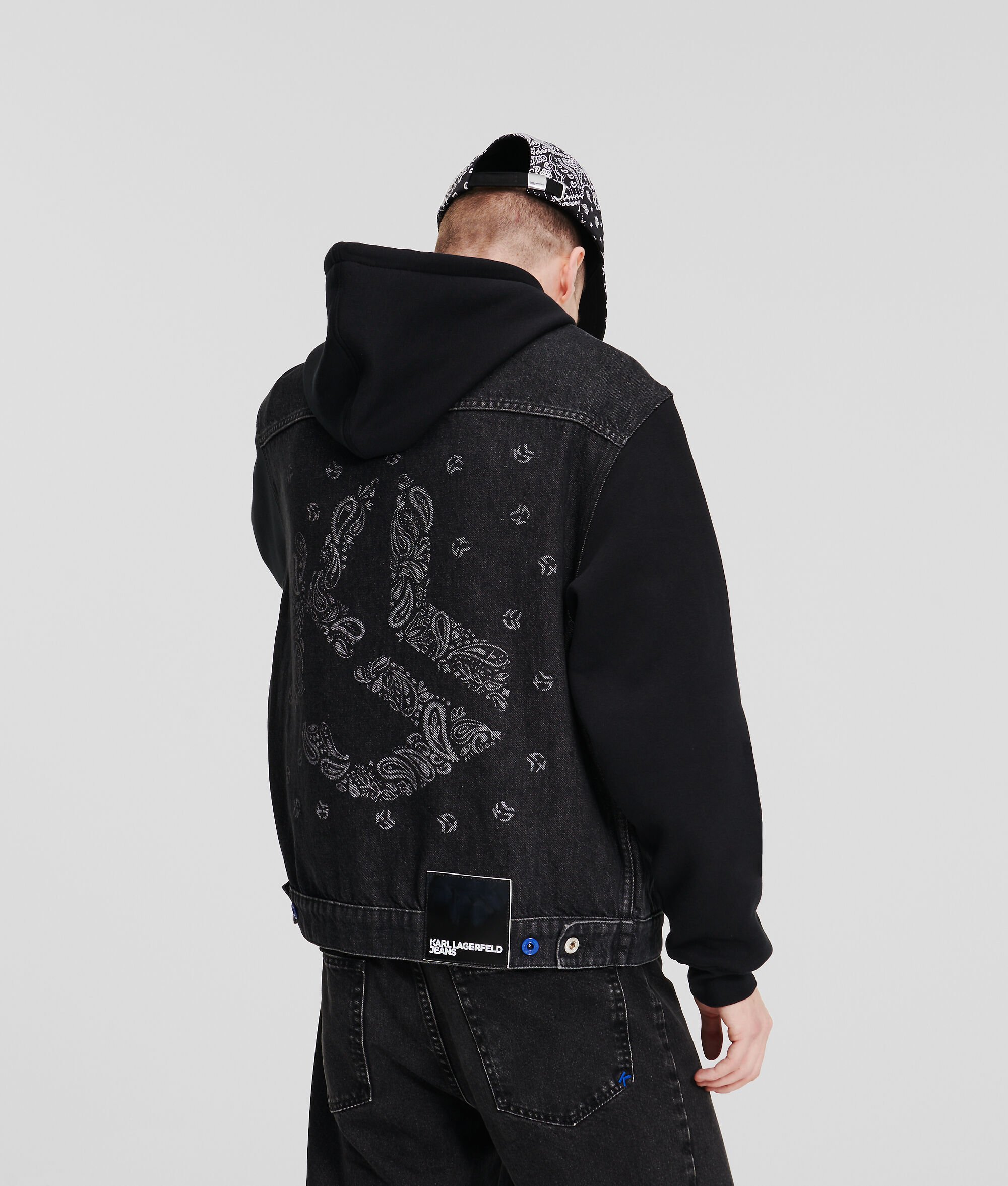 (image for) Responsive KLJ MIX MATERIAL DENIM JACKET